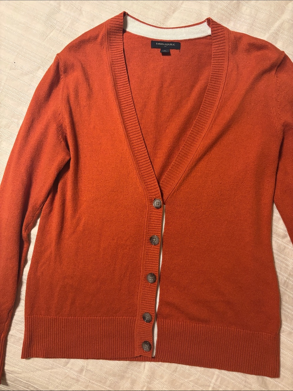 Banana Republic Women's Button-Front V-Neck Cardigan